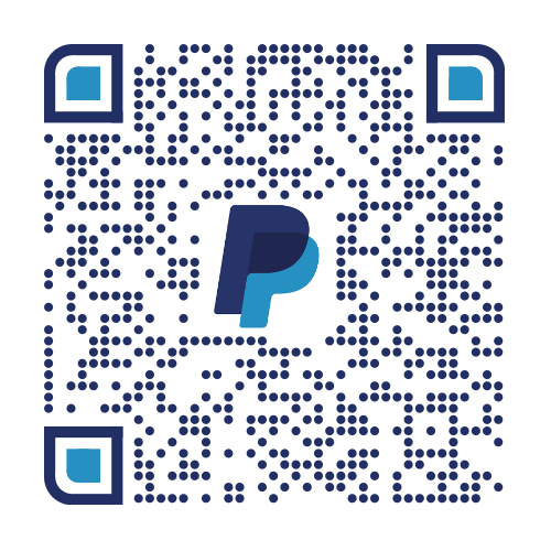 Scan to donate to Just Care More via PayPal